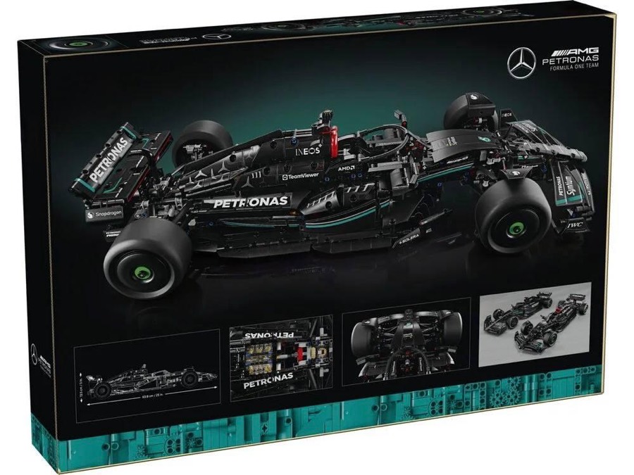 Mercedes-AMG F1 W14 E Performance — болід Формули-1 — фото 3 (жива коробка)