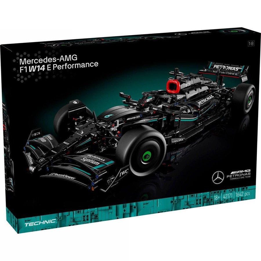 Mercedes-AMG F1 W14 E Performance — болід Формули-1 — фото 4 (жива коробка)