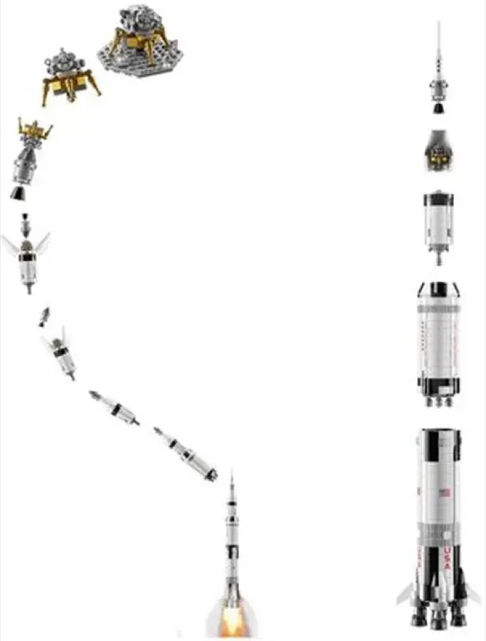 NASA Apollo Saturn V — місячна ракета — фото 2