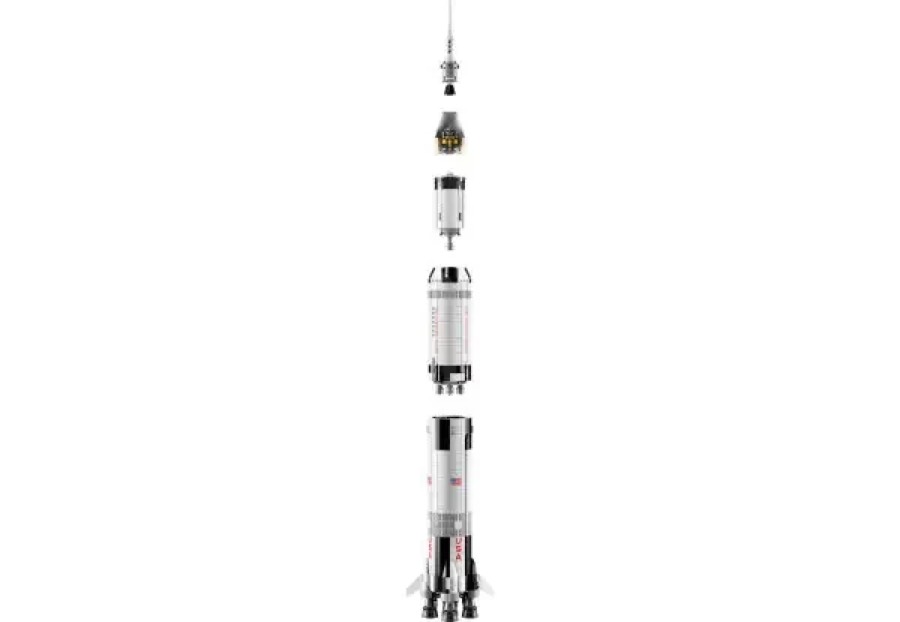NASA Apollo Saturn V — місячна ракета — фото 3 (жива коробка)